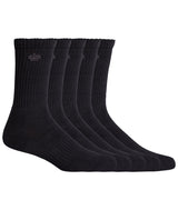 KingGee, Men's Crew Cotton Work 5pk Sock, K09035 Pack of 5