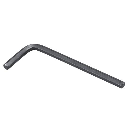 Makita 4mm hex wrench key designed for precision adjustments on Portable Band Saw model 2107F, made from durable steel.