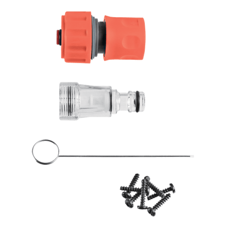 Makita Connector Set for Pressure Washer, crafted for durability and versatility, ideal for professional cleaning tasks.