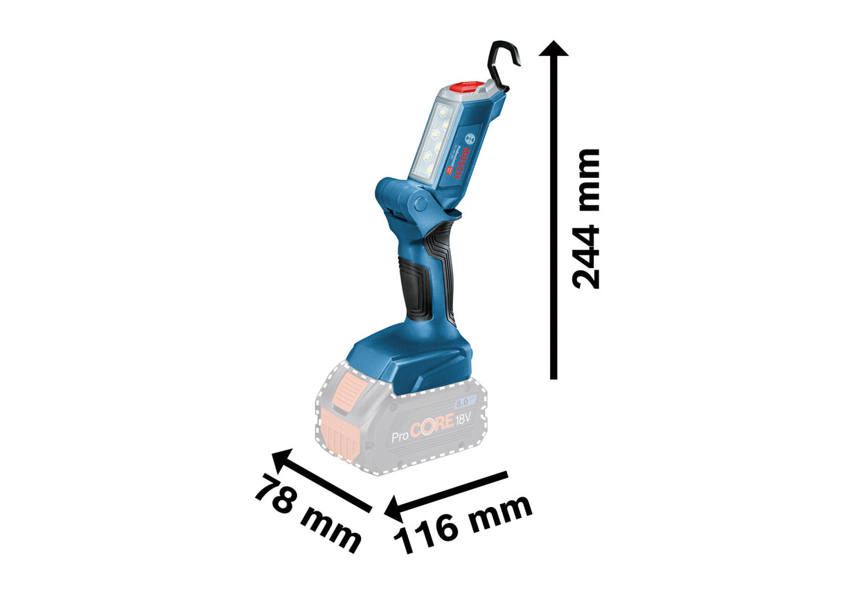 Bosch GLI 18V-300 Cordless Torch Light 300 lm