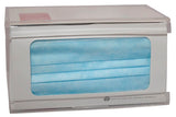 Clear acrylic Eagle face mask dispenser designed for easy access and hygiene in any environment, ideal for public health promotion.