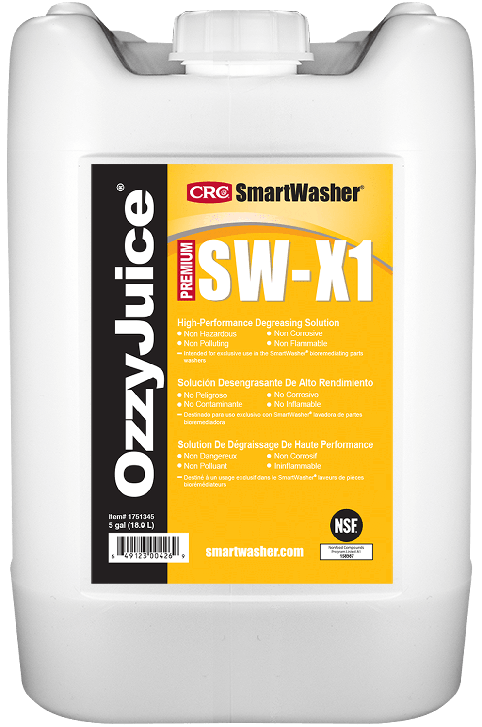 CRC SmartWasher OzzyJuice SW-X1 18.9L