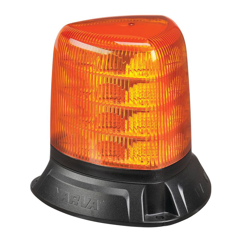 Narva Tall Amber LED Strobe Flange 9-33V