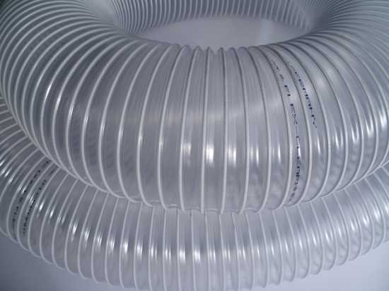 Clear Heavy PVC Flexible Ducting-63mm (Metres)