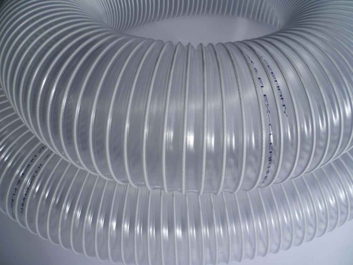 Clear Heavy PVC Flexible Ducting 76mm (Metres)