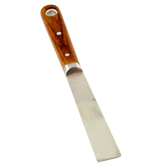 Hadyn Professional Strip Knife with flexible 25mm stainless steel blade and ergonomic rosewood handle for efficient renovation tasks.