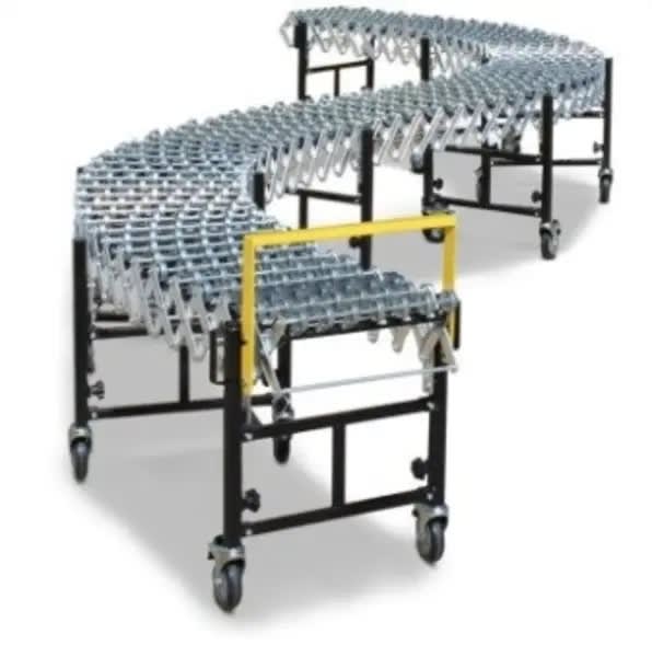 Flexi Skate Wheel Conveyor 460mm wide, 8m long