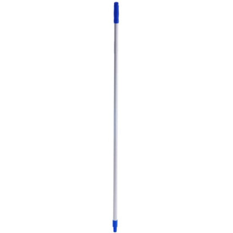 Filta Mop Handle 150cm in blue, made of durable aluminum, features an ergonomic grip and color-coded design for hygiene.