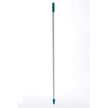 Green 150cm Filta Mop Handle, ergonomic swivel grip, durable aluminum, HACCP approved, ideal for professional cleaning.