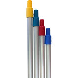Durable 150cm yellow mop handle with ergonomic grip, color-coded for hygiene, ideal for Filta mop heads.