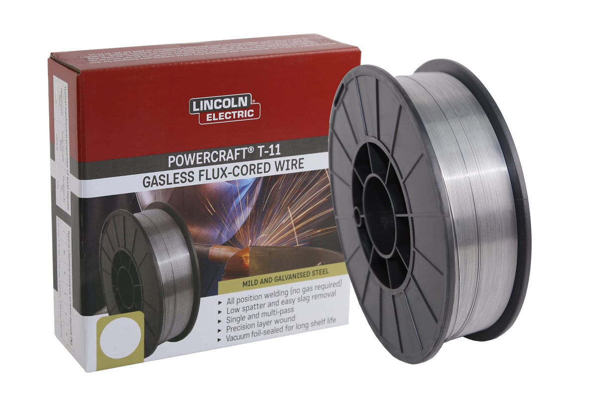 Lincoln Electric Gasless Flux Core Wire T-11 0.8mm 4.5kg (Roll)