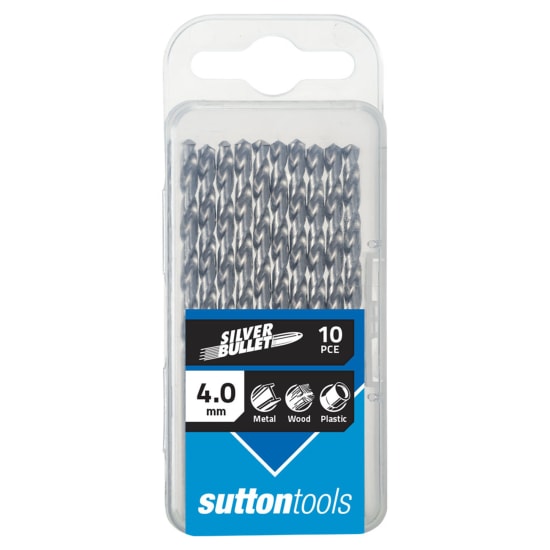 Sutton Tools Jobber Drill Trade Pack-4.0mm-10 Piece-Pack