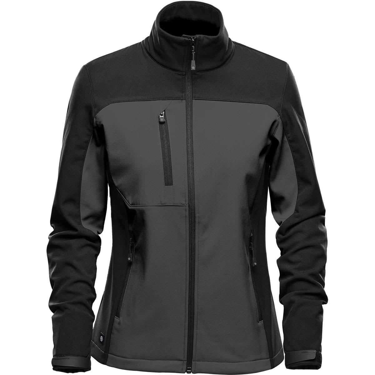 Stormtech, Women's Cascades Soft Shell Jacket - Dolphin/Blck (Size: M)