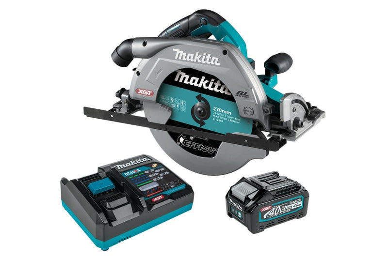 Makita 40V Max XGT Cordless Rail Circular Saw-270mm-Kit