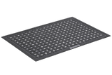 Kleen Thru Plus Mat, a durable 850 x 600mm slip-resistant mat for kitchens, featuring anti-fatigue and drainage holes.