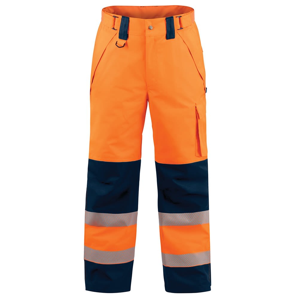 Bison, Extreme Hi Vis Taped Over Trouser, 14005 - Orange/Navy - XL