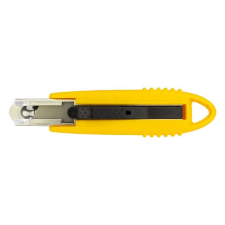 Sterling Side Slide Safety Knife with round point blade and self-retracting mechanism for safe, ergonomic cutting tasks.