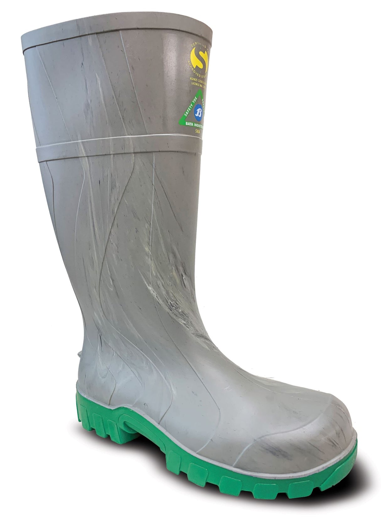 Bata, Ecomate Gumboot - Grey (Size: 03)