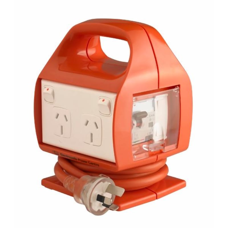 HPM Worksite Portable Powercentre 4 Outlets 15A