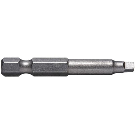 Alpha Square Driver Bit #2 x 50mm, precision tool for various applications with a round shank design for mark-free surfaces.