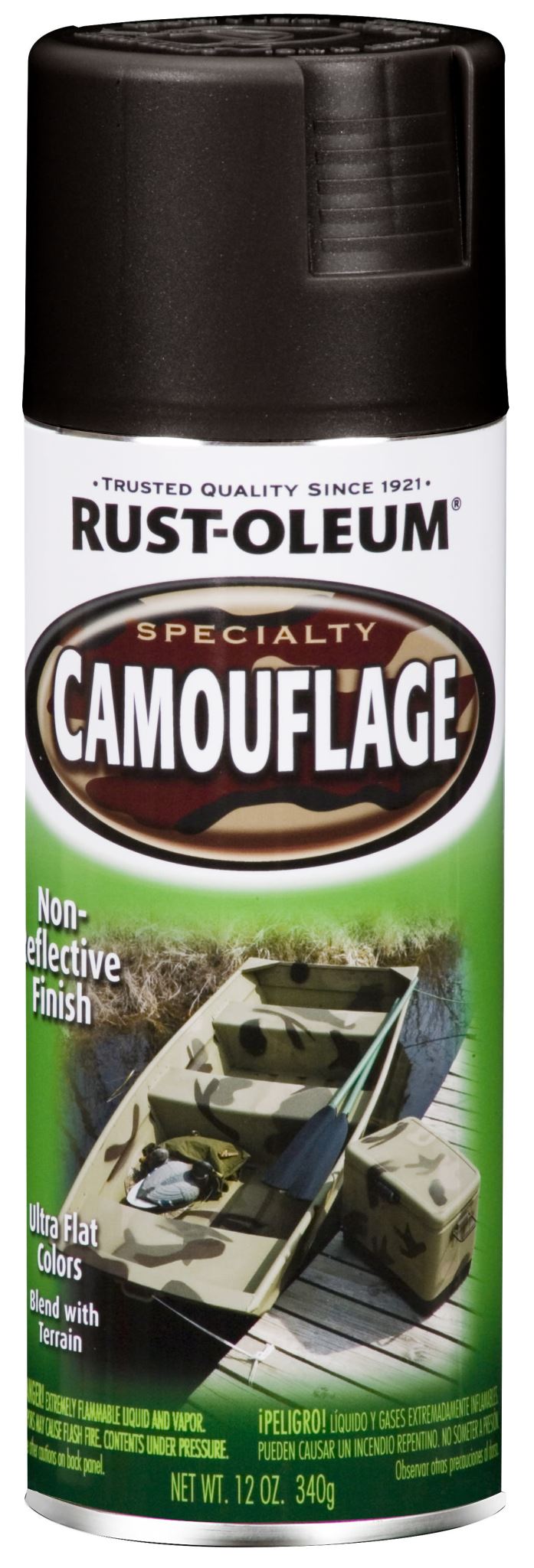 Rust-Oleum Spray Paint Camouflage Black 340gm