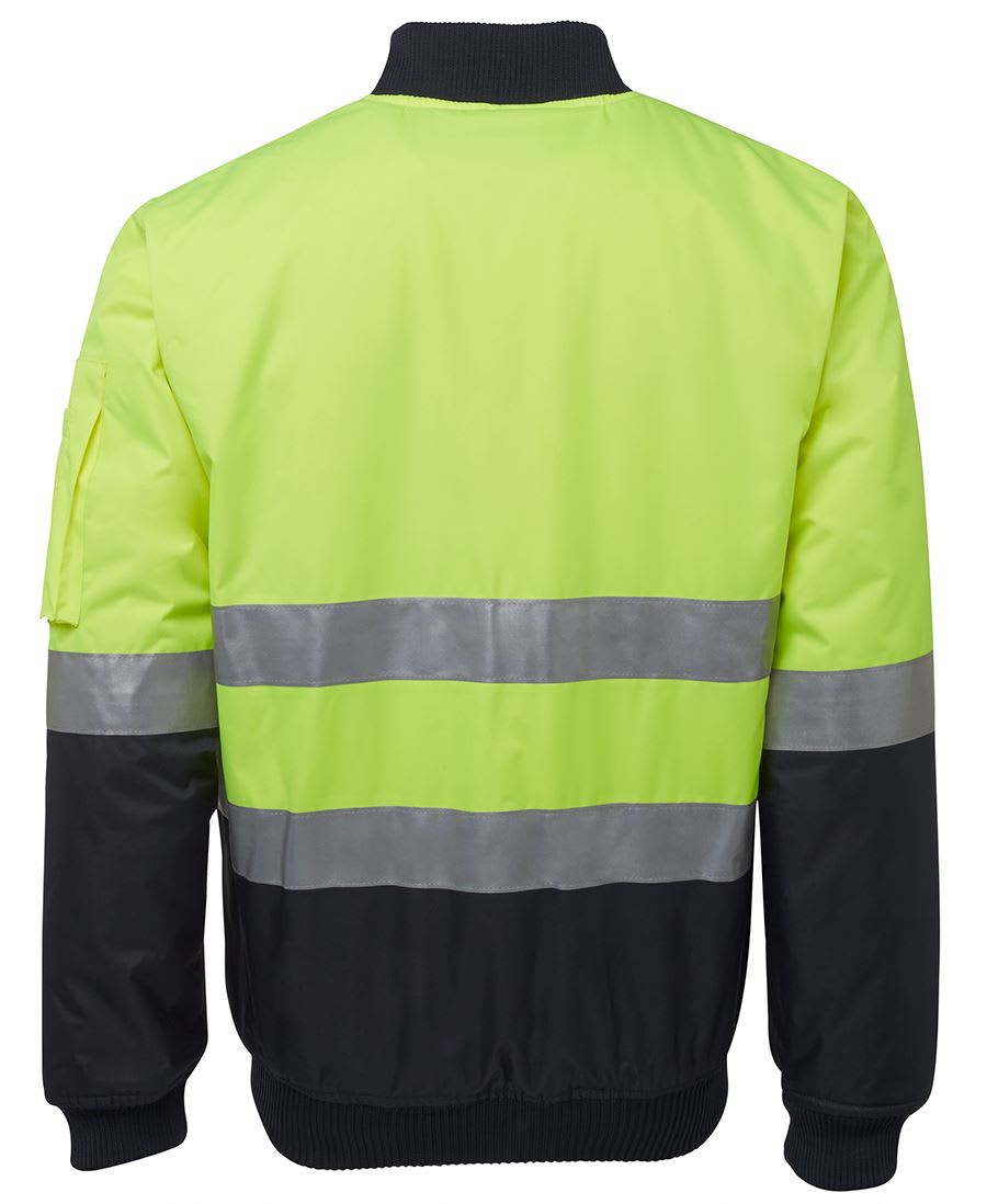 JB's Wear, Hi Vis Flying Jacket, 6DNFJ - Orange/Navy - XS