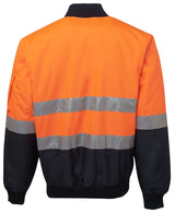 JB's Wear, Hi Vis Flying Jacket, 6DNFJ - Orange/Navy - XS