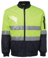 JB's Wear, Hi Vis Flying Jacket, 6DNFJ - Orange/Navy - XS
