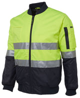 JB's Wear, Hi Vis Flying Jacket, 6DNFJ - Orange/Navy - XS