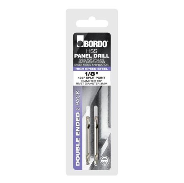 Bordo Panel Drill D/E 1/8" 2 Pack (Pack)