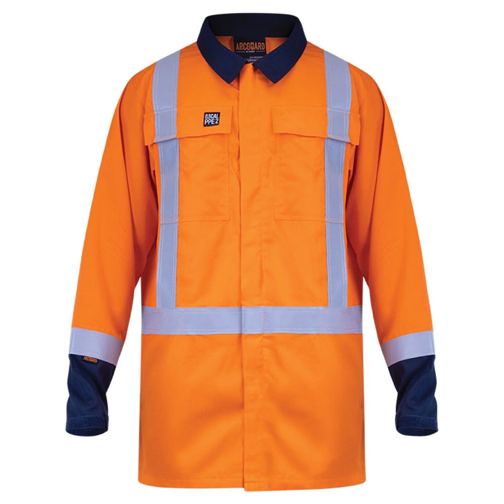 Arcguard, 8.8Cal TTMC-W17 FR Jacket, 21317ON - Orange/Navy (Size: 3XL)
