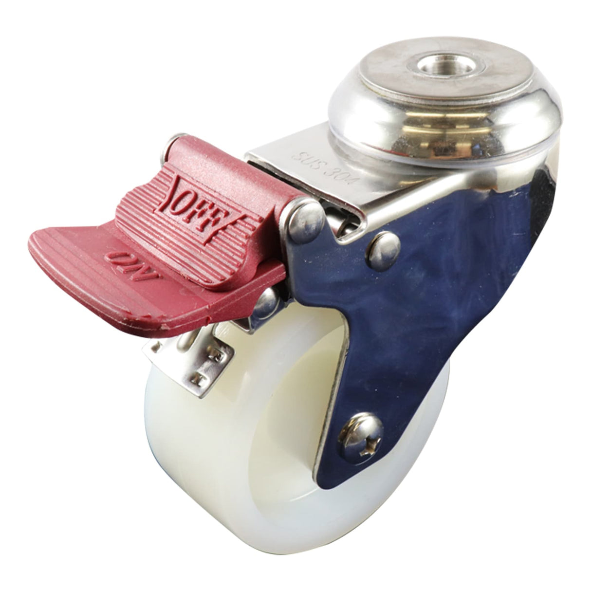 Easyroll 75mm Swivel Brake Bolt Holder G7 Castor Nylon 80kg (Each)