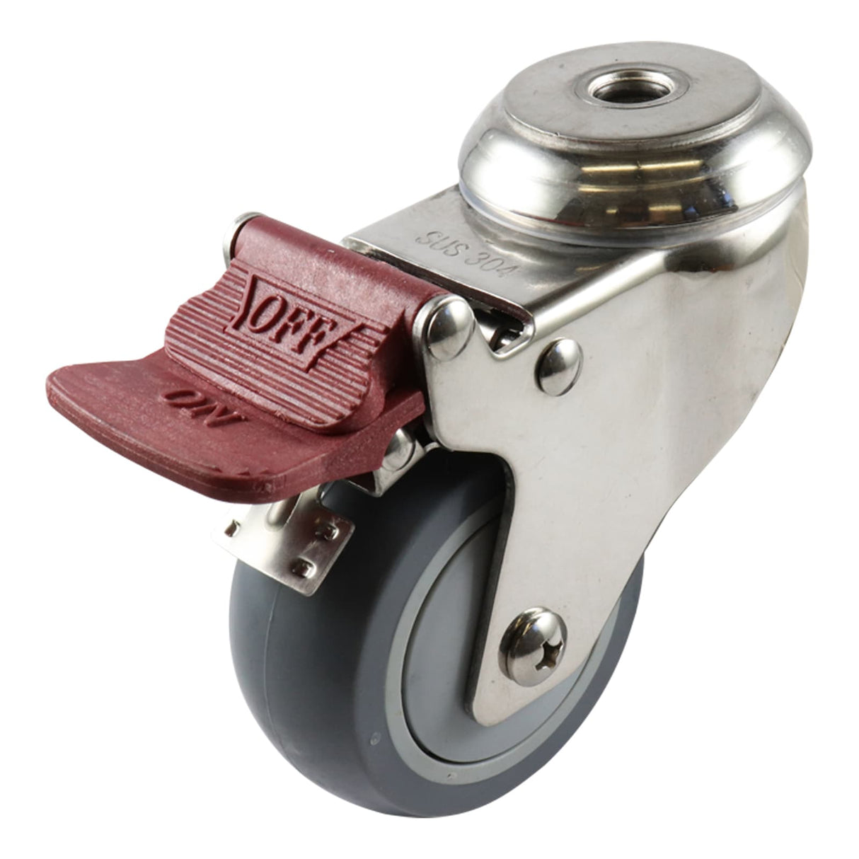 Easyroll 75mm Swivel Brake Bolt Holder G7 Castor Urethane 80kg (Each)
