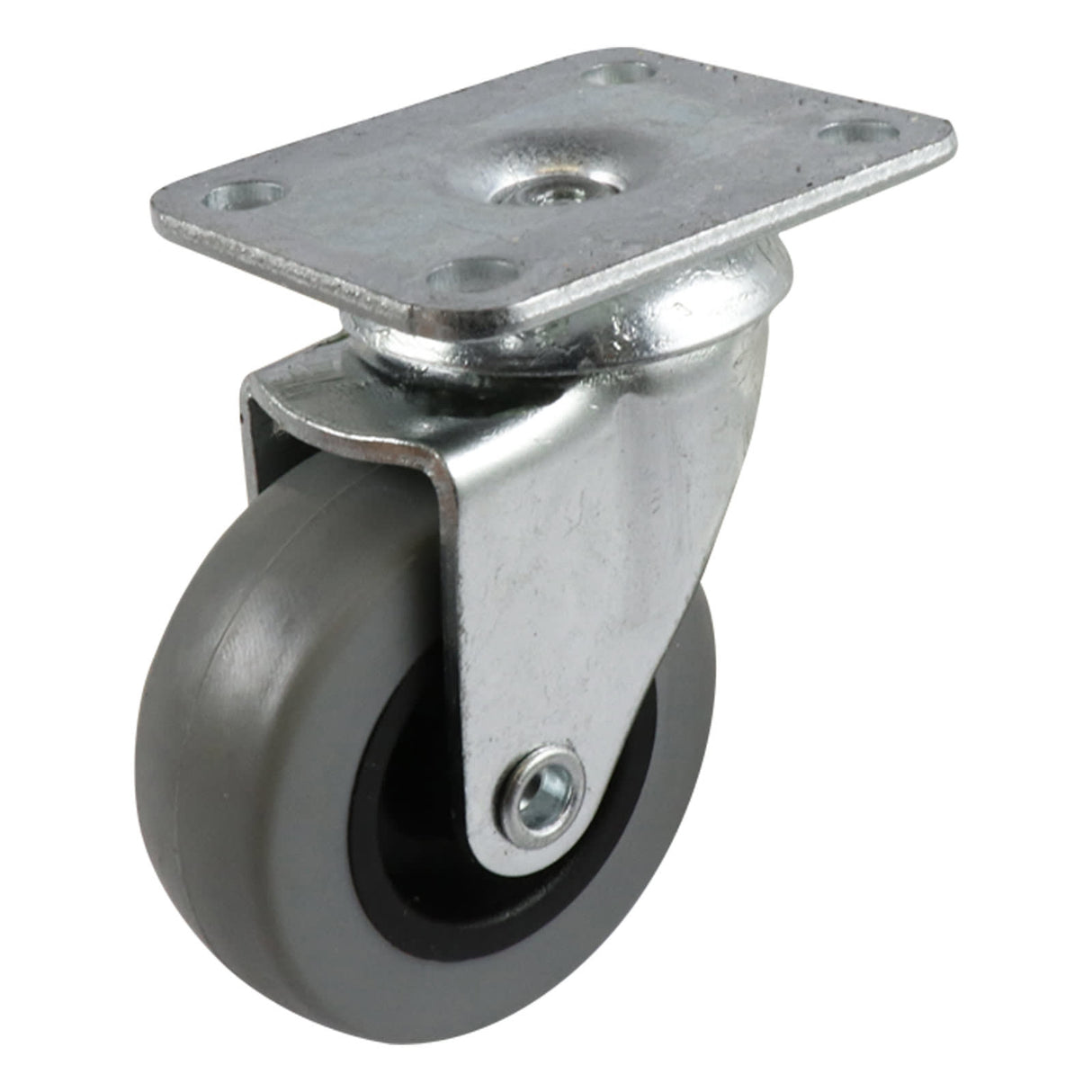 Easyroll 50mm Swivel Plate Mount G1 Castor Grey Rubber 40kg (Each)