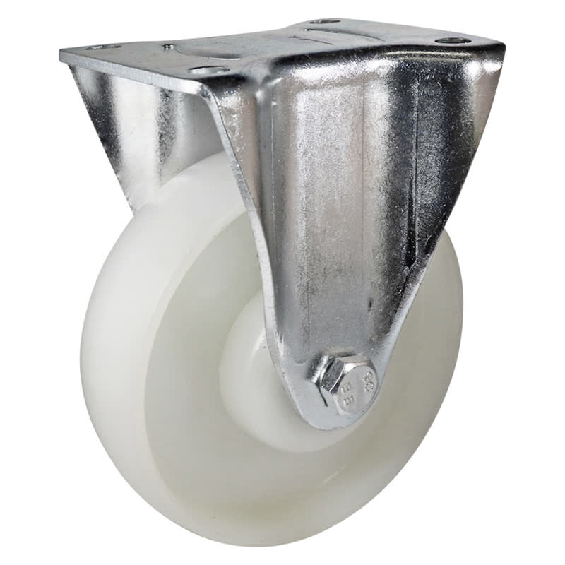 Easyroll 125mm Fixed Plate Mount I3 Castor Nylon 250kg (Each)