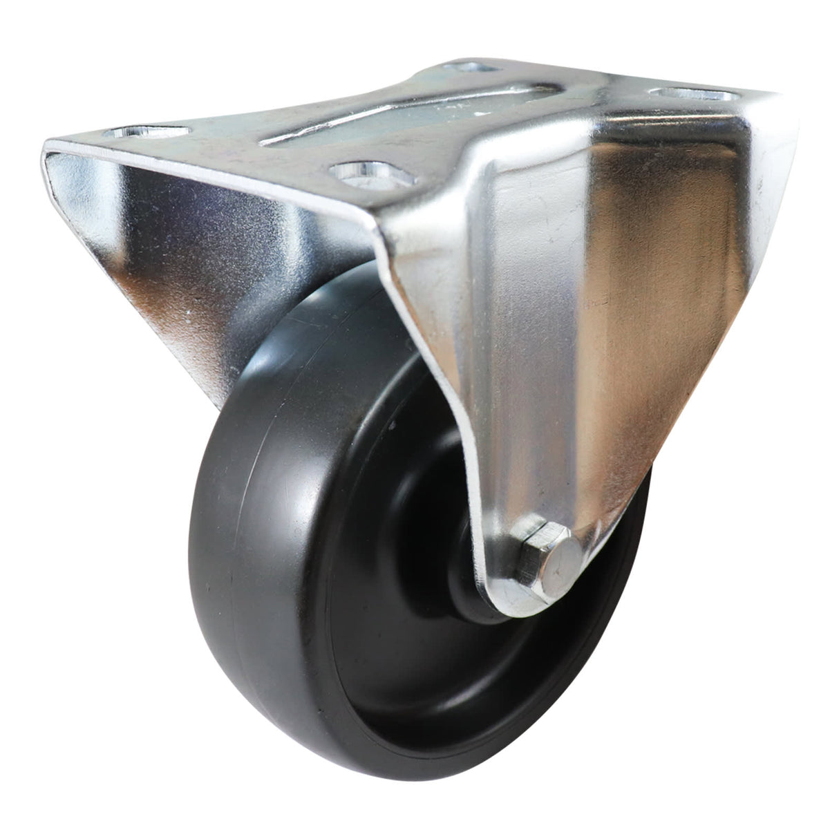 Easyroll 100mm Fixed Plate Mount I4 Castor Polypropylene 100kg (Each)