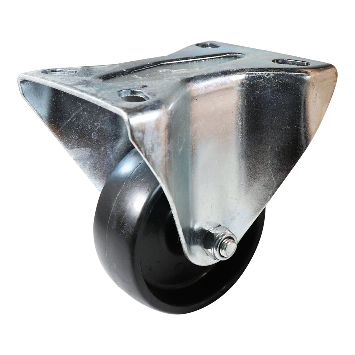 Easyroll 80mm Fixed Plate Mount I4 Castor Polypropylene 80kg (Each)
