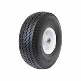 Easyroll 3.50x4" Flat Free Wheel 20mm Bore 125kg (Each)