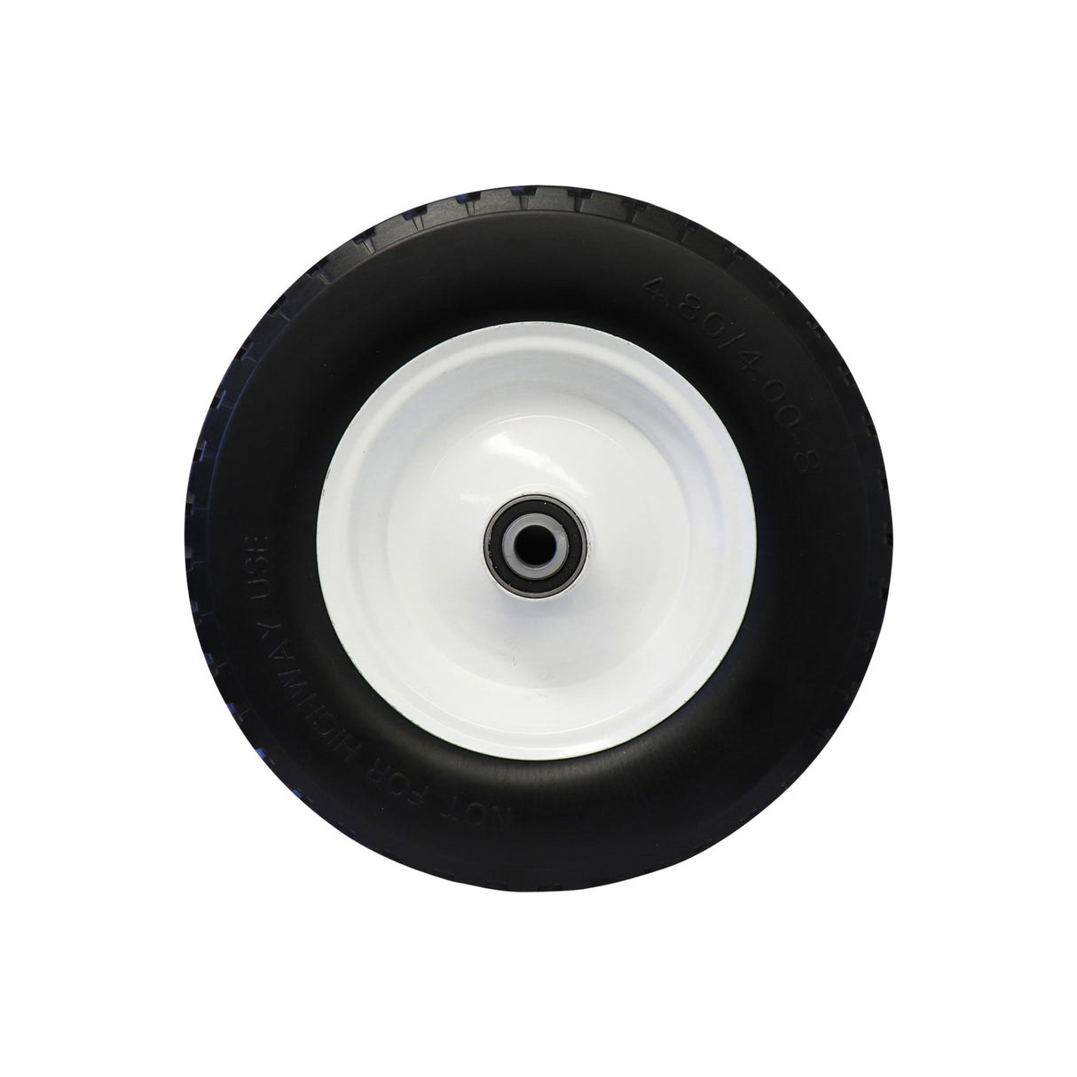 Easyroll 400x8" Flat Free Wheel 20mm Bore 200kg (Each)