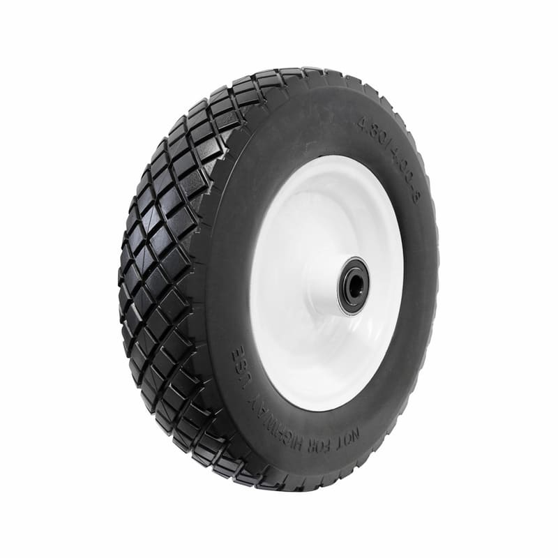 Easyroll 4.80x8" Flat Free Wheel 3/4" Bore 200kg (Each)