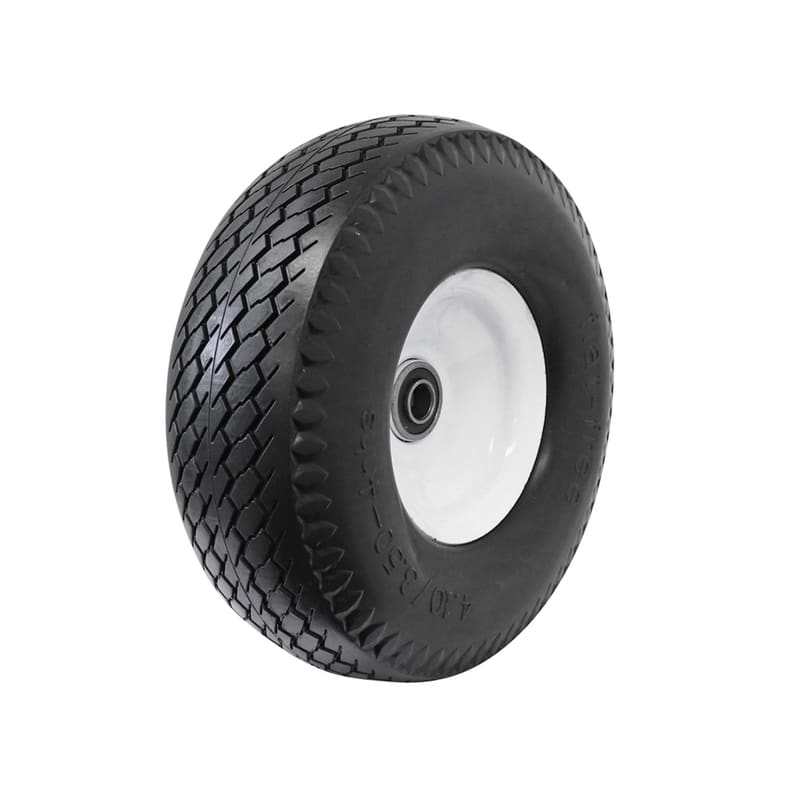 Easyroll 3.50x4" Flat Free Offset Wheel 5/8" Bore 125kg (Each)