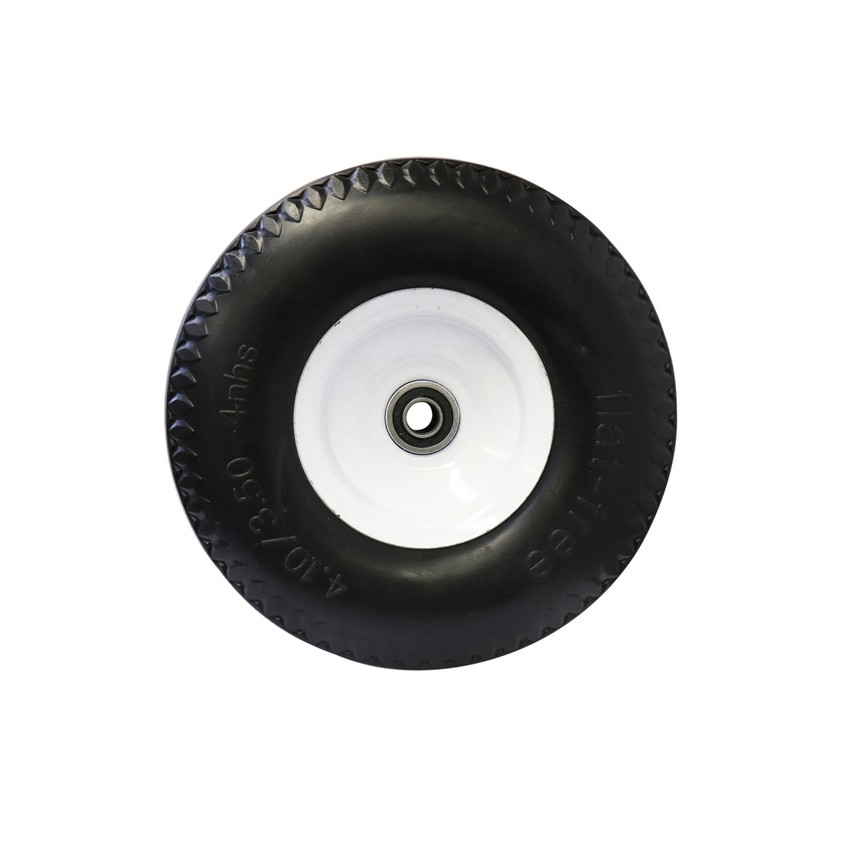 Easyroll 3.50x4" Flat Free Offset Wheel 5/8" Bore 125kg (Each)