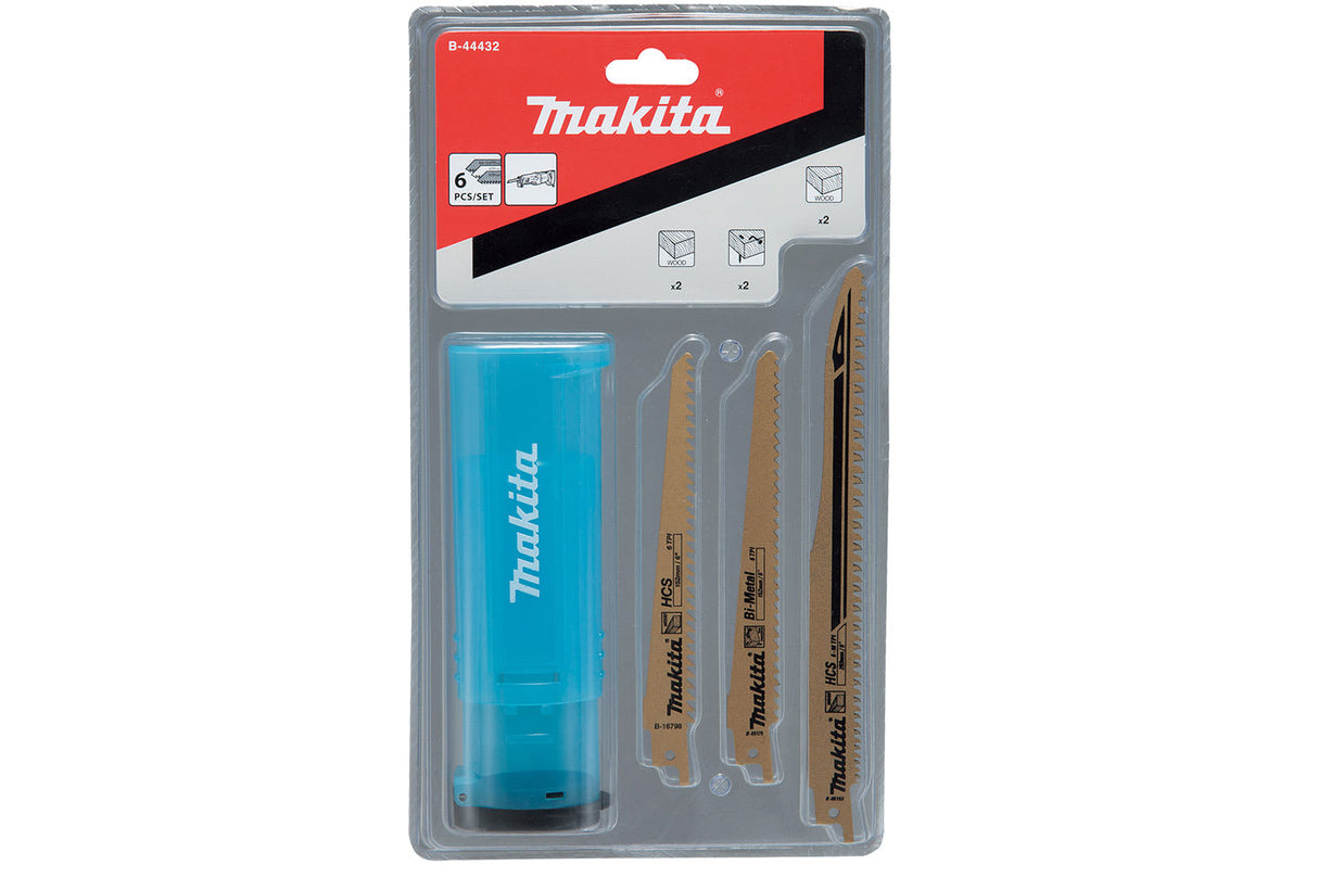 Makita Wood Reciprocating Saw Blade Set 6 Piece (Set)