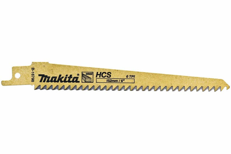 Makita Wood Reciprocating Saw Blades-152mm-5-Pack