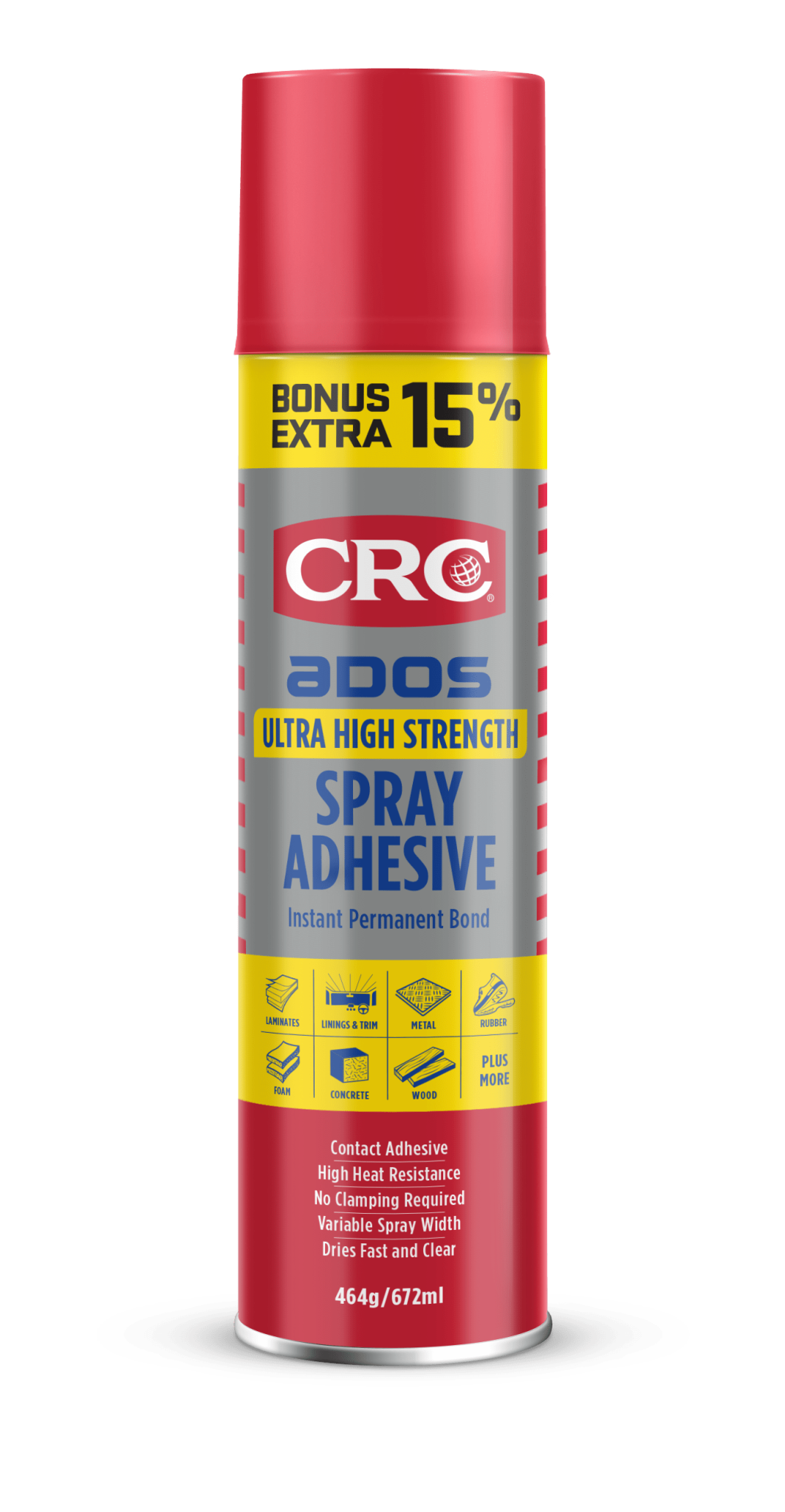 ADOS Ultra High Strength Spray Adhesive Bonus 365G 365g (Each)