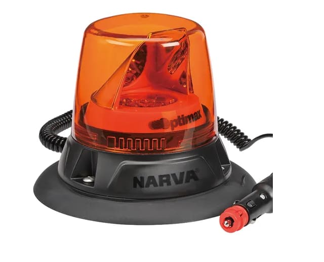 Narva Optimax LED Rotating Beacon Magnetic Mount