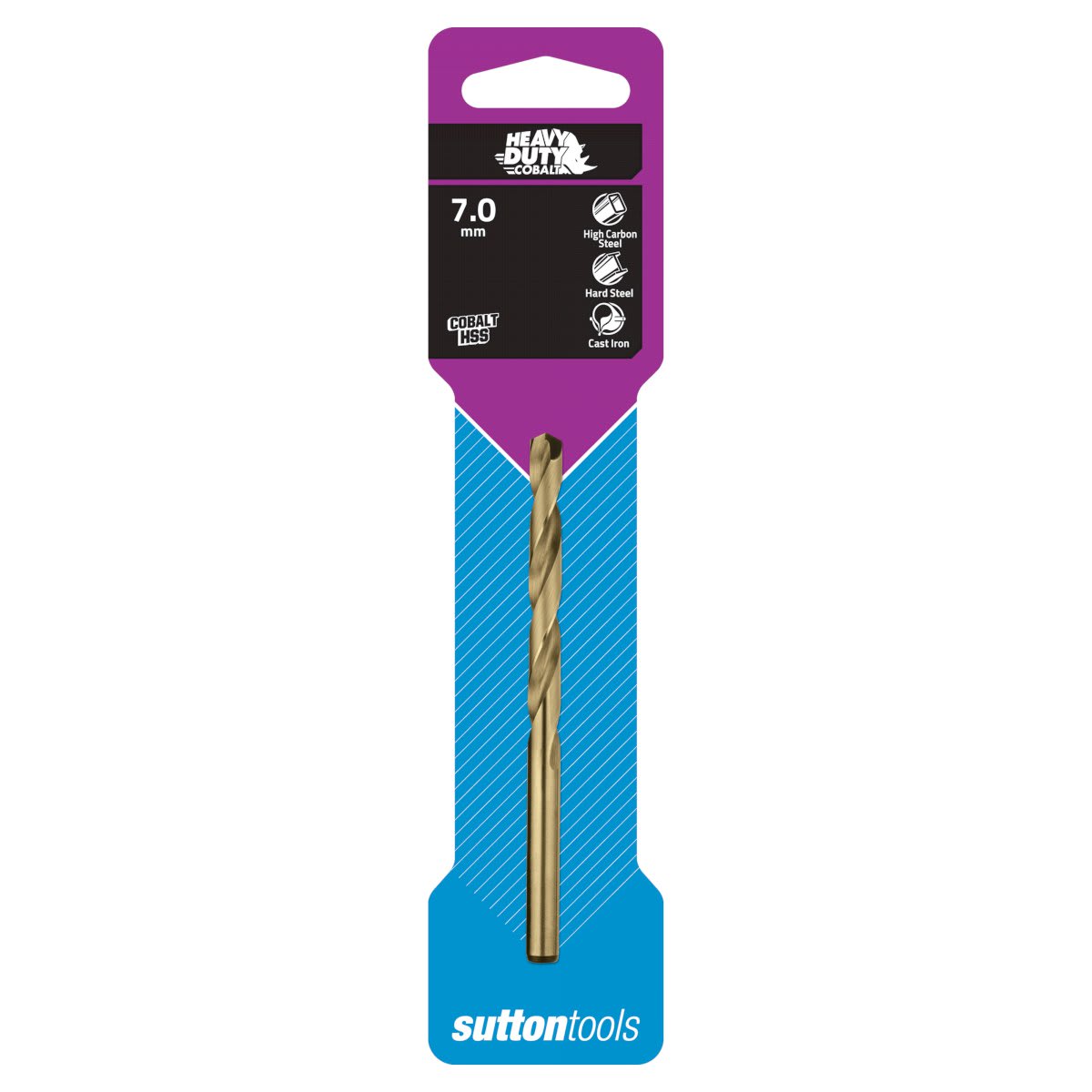 Sutton Drill Bit Cobalt Jobber HSS 7.0mm (Each)