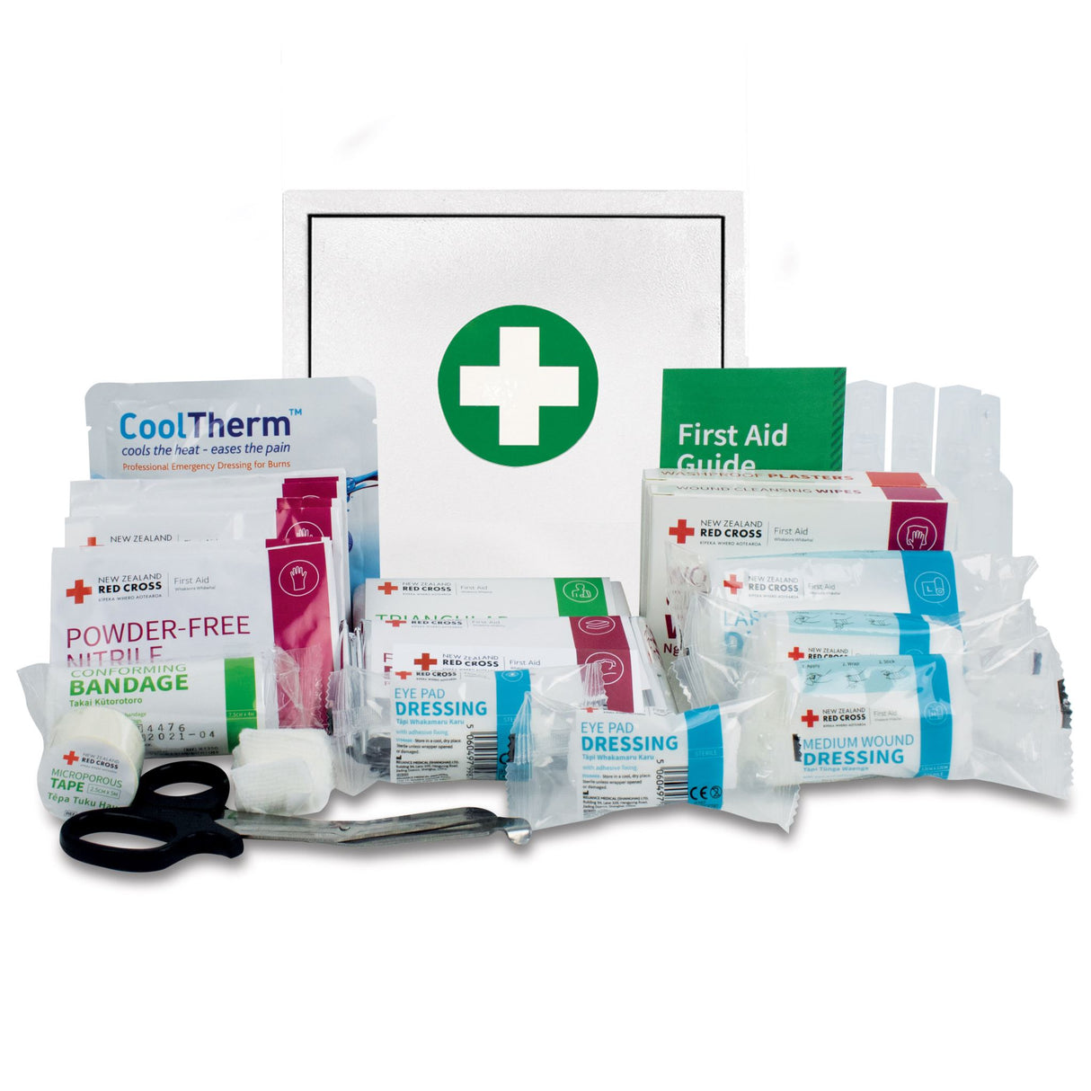 RedCross First Aid Kit 1-5 Person Wall Mount Metal