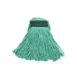 Filta Kentucky Launder Mop Head in green, 450g, 35cm; high absorbency, ideal for large floors, machine washable, HACCP certified.