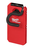 Milwaukee PACKOUT 4" S-Hook for organizing tools, featuring a sturdy design, rubber grips, and 11.33 kg weight capacity.